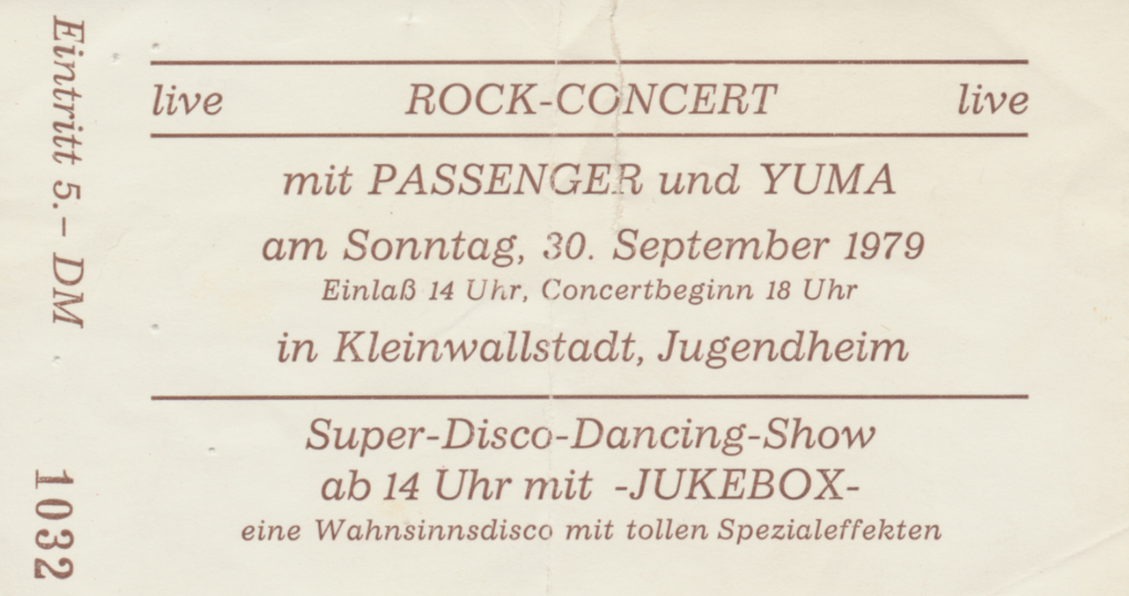 19790930_Passenger_Yuma_Kleinwallstadt_Jugendheim