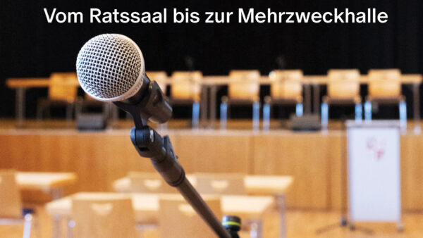 Räume der Demokratie. Vom Ratssaal bis zur Mehrzweckhalle