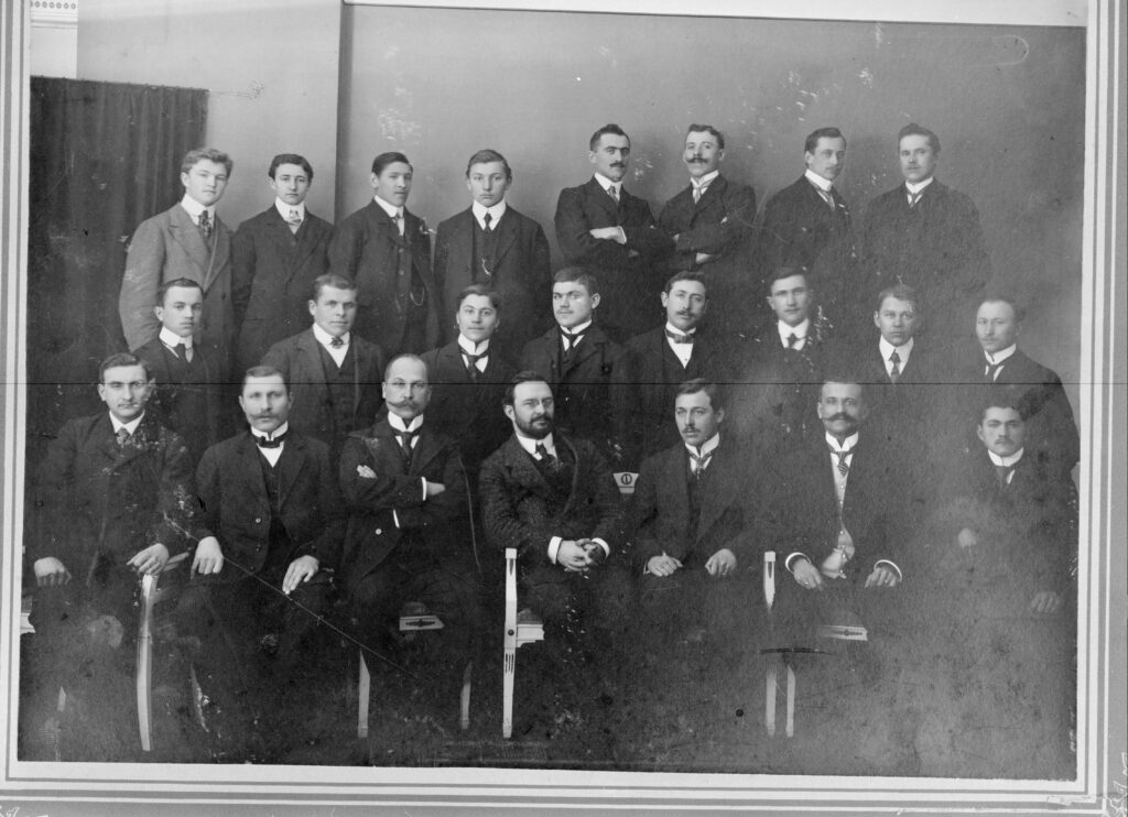 Wahrscheinlich die Gründungsmitglieder der Freiwilligen Feuerwehr Unterwittbach 1901