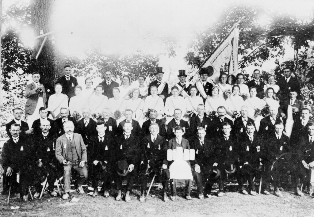 Fahnenweihe des Kriegervereins am 12. Juli 1925