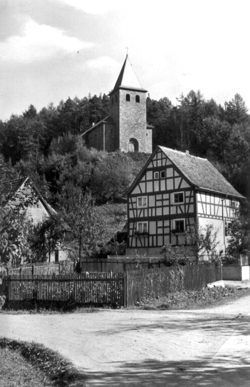 Alt-Reichenbach im Jahr der Kircheneinweihung 1952