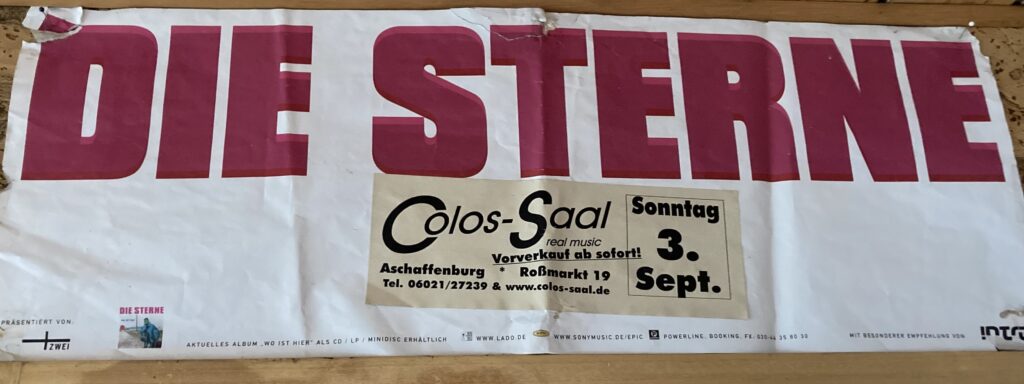 Poster Die Sterne Colos-Saal 3.9.2000