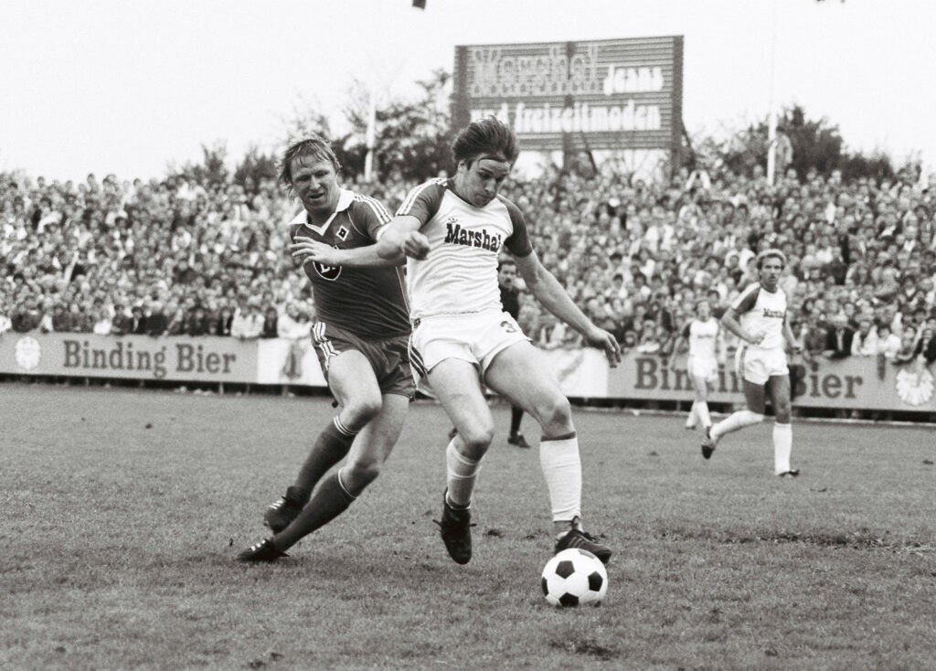 Fußball: Freundschaftsspiel Viktoria Aschaffenburg- Hamburger SV, 26.7.1981