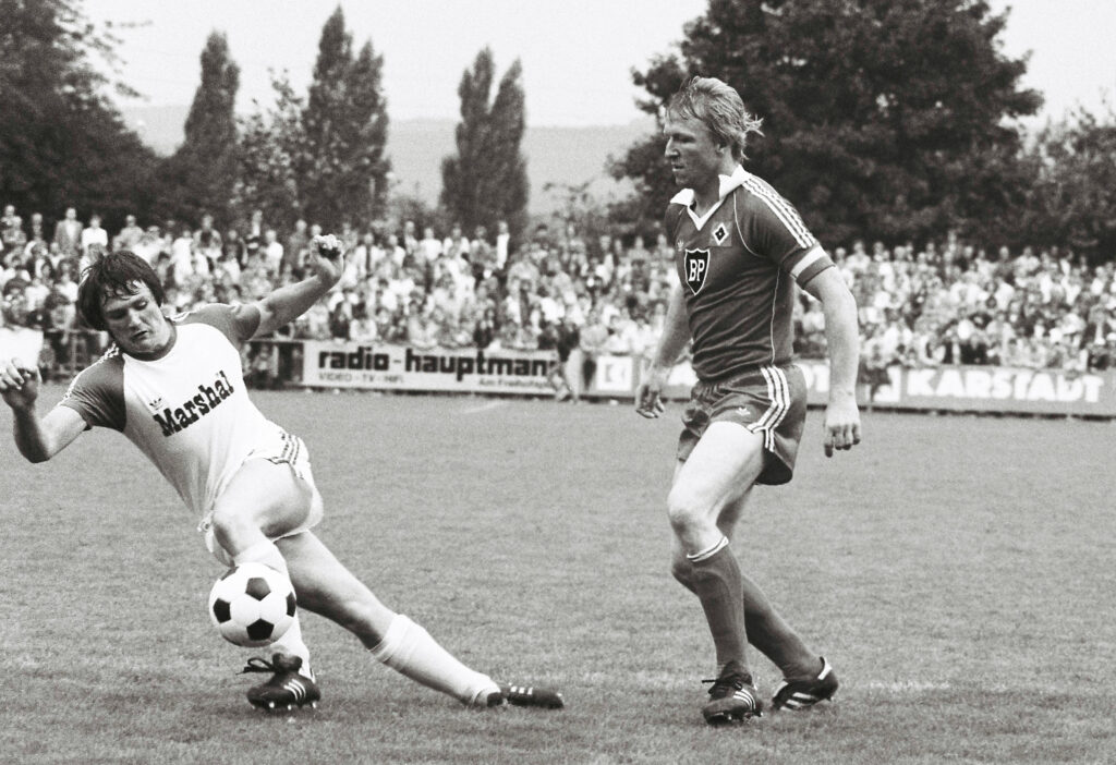 Fußball: Freundschaftsspiel Viktoria Aschaffenburg- Hamburger SV, 26.7.1981